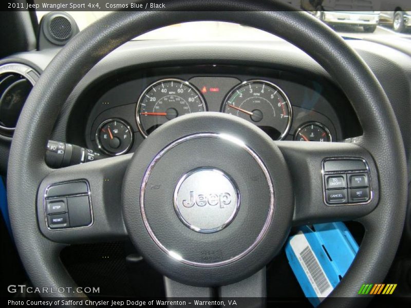 Cosmos Blue / Black 2011 Jeep Wrangler Sport 4x4