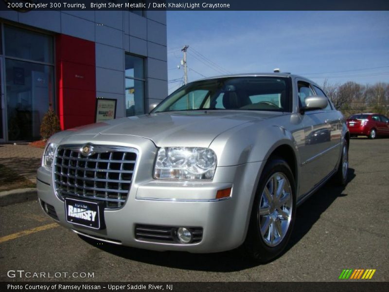 Bright Silver Metallic / Dark Khaki/Light Graystone 2008 Chrysler 300 Touring