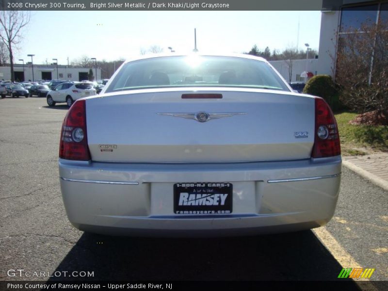 Bright Silver Metallic / Dark Khaki/Light Graystone 2008 Chrysler 300 Touring