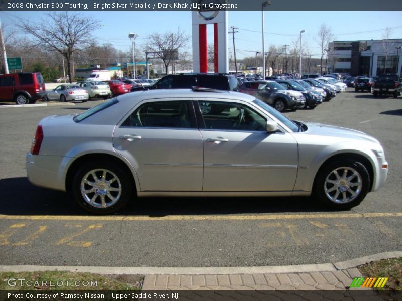 Bright Silver Metallic / Dark Khaki/Light Graystone 2008 Chrysler 300 Touring