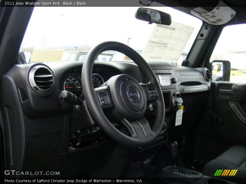 Black / Black 2011 Jeep Wrangler Sport 4x4