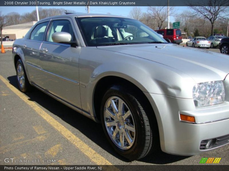 Bright Silver Metallic / Dark Khaki/Light Graystone 2008 Chrysler 300 Touring