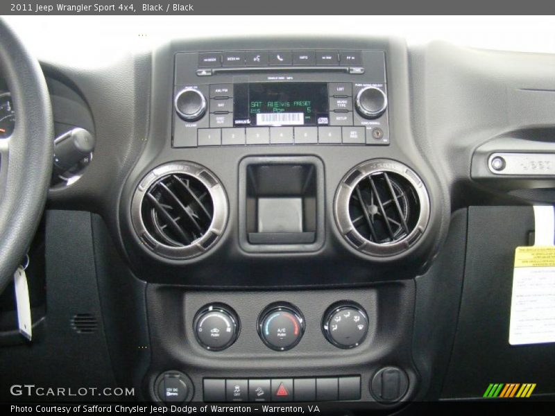 Black / Black 2011 Jeep Wrangler Sport 4x4