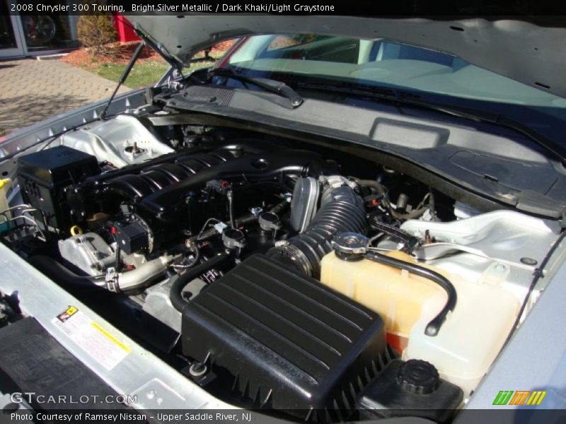 Bright Silver Metallic / Dark Khaki/Light Graystone 2008 Chrysler 300 Touring