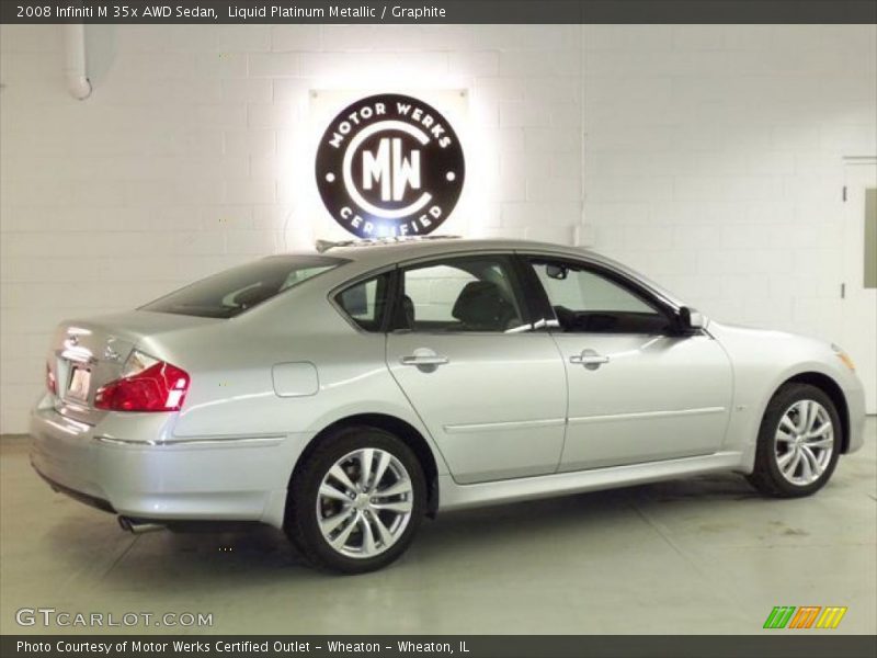 Liquid Platinum Metallic / Graphite 2008 Infiniti M 35x AWD Sedan