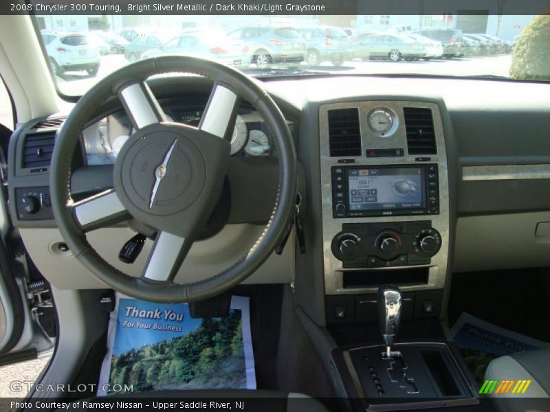 Bright Silver Metallic / Dark Khaki/Light Graystone 2008 Chrysler 300 Touring