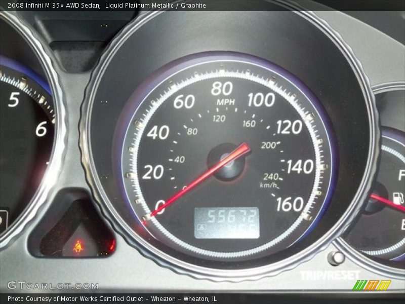 Liquid Platinum Metallic / Graphite 2008 Infiniti M 35x AWD Sedan