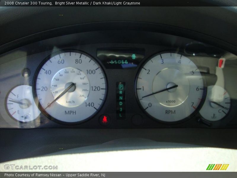 Bright Silver Metallic / Dark Khaki/Light Graystone 2008 Chrysler 300 Touring