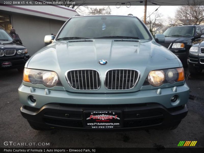 Gray Green Metallic / Beige 2002 BMW X5 4.4i