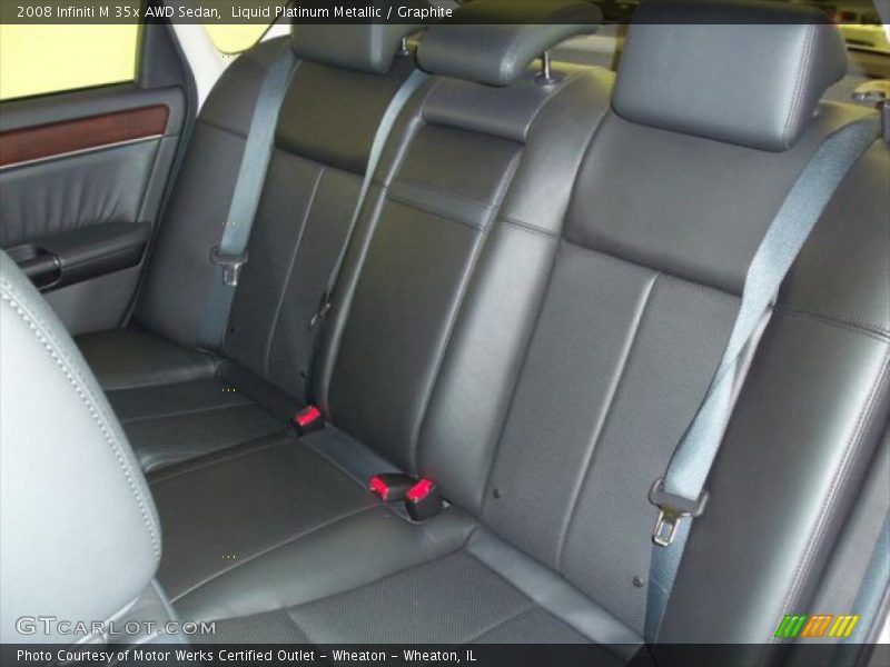 Liquid Platinum Metallic / Graphite 2008 Infiniti M 35x AWD Sedan
