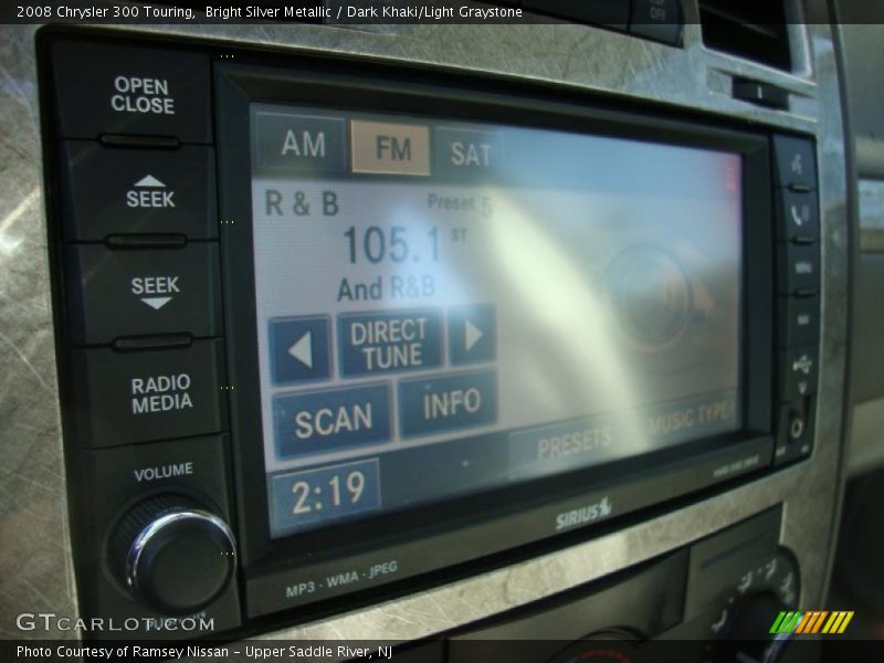 Bright Silver Metallic / Dark Khaki/Light Graystone 2008 Chrysler 300 Touring