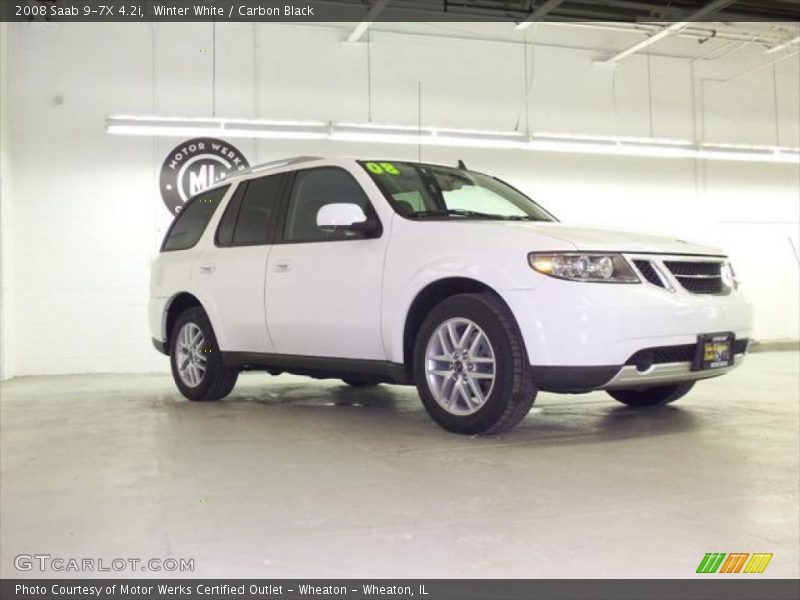 Winter White / Carbon Black 2008 Saab 9-7X 4.2i