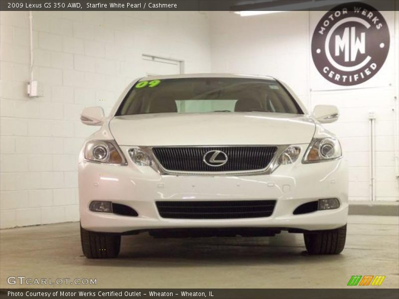 Starfire White Pearl / Cashmere 2009 Lexus GS 350 AWD