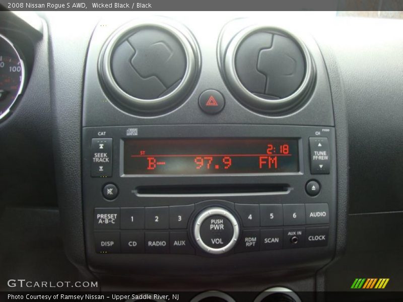 Wicked Black / Black 2008 Nissan Rogue S AWD