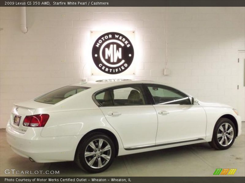Starfire White Pearl / Cashmere 2009 Lexus GS 350 AWD