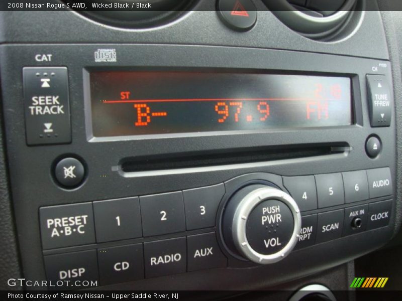 Wicked Black / Black 2008 Nissan Rogue S AWD