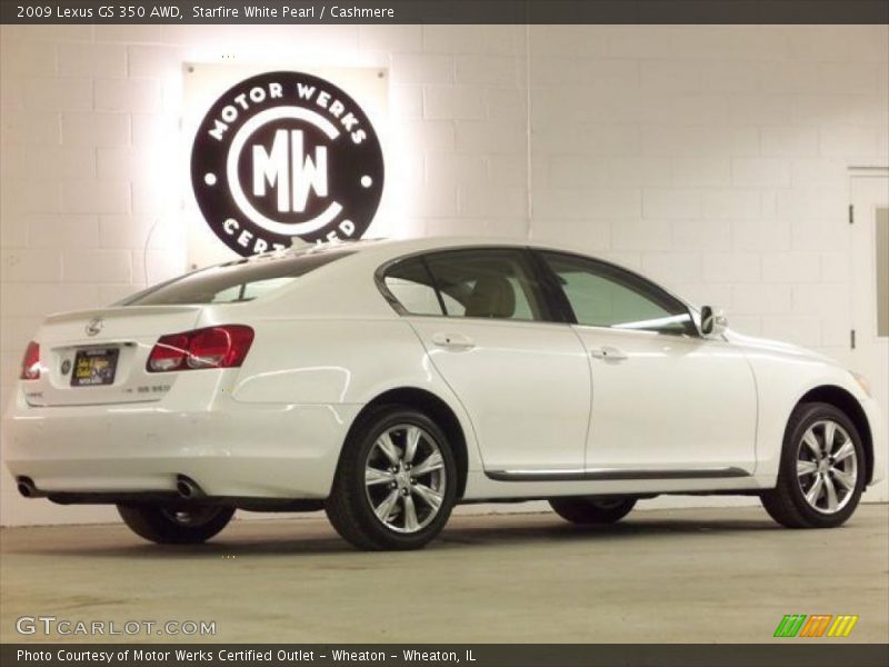 Starfire White Pearl / Cashmere 2009 Lexus GS 350 AWD