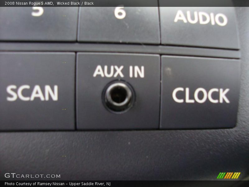 Wicked Black / Black 2008 Nissan Rogue S AWD