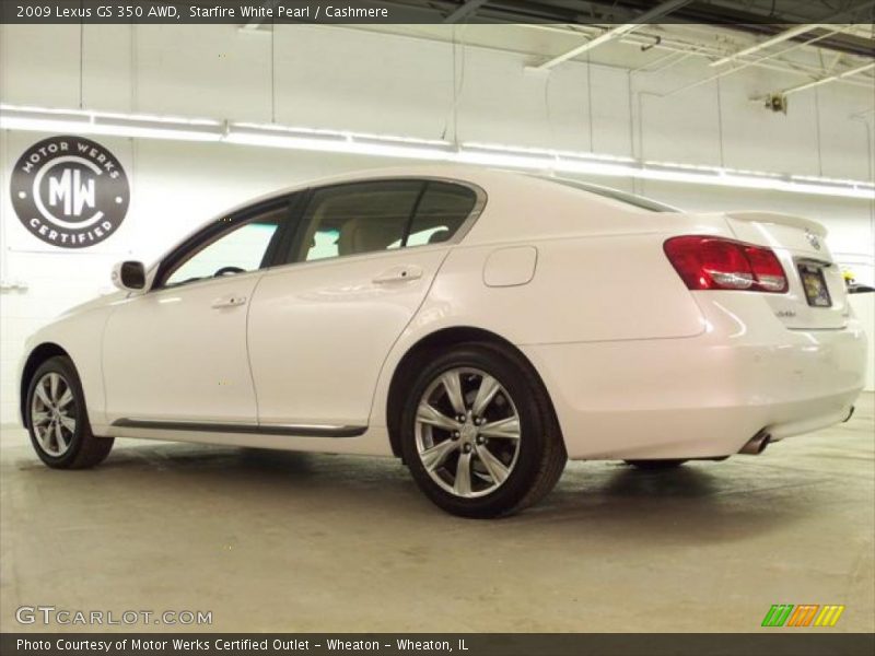 Starfire White Pearl / Cashmere 2009 Lexus GS 350 AWD