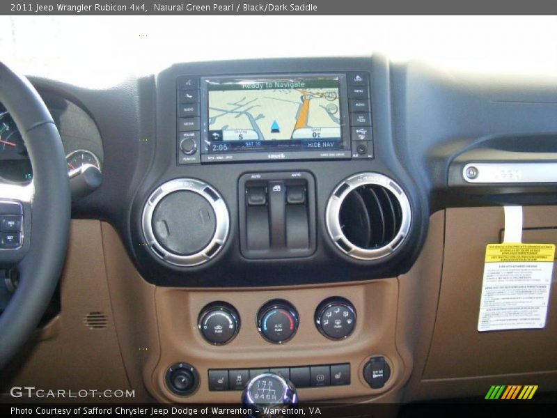 Natural Green Pearl / Black/Dark Saddle 2011 Jeep Wrangler Rubicon 4x4