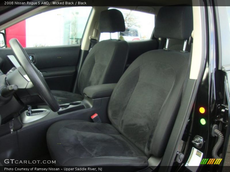 Wicked Black / Black 2008 Nissan Rogue S AWD