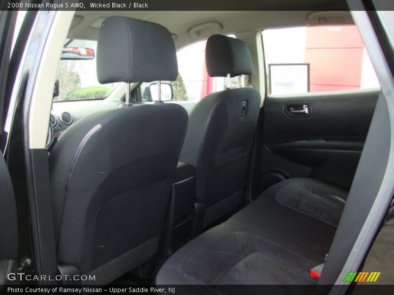 Wicked Black / Black 2008 Nissan Rogue S AWD