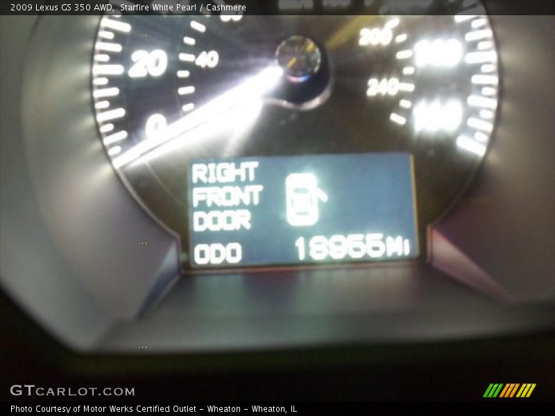 Starfire White Pearl / Cashmere 2009 Lexus GS 350 AWD