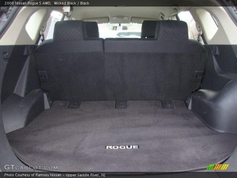 Wicked Black / Black 2008 Nissan Rogue S AWD