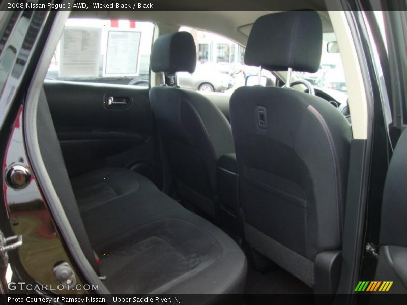 Wicked Black / Black 2008 Nissan Rogue S AWD