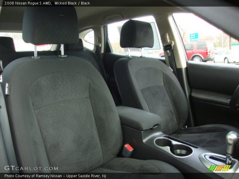 Wicked Black / Black 2008 Nissan Rogue S AWD