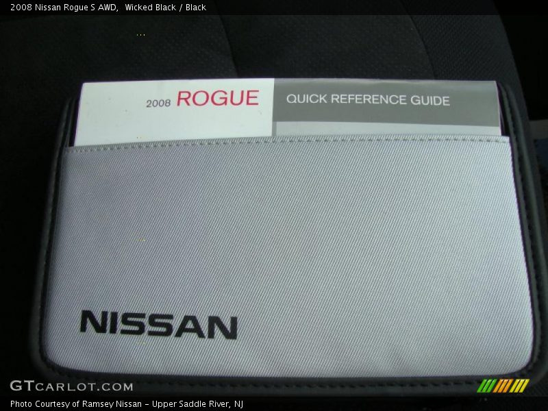 Wicked Black / Black 2008 Nissan Rogue S AWD