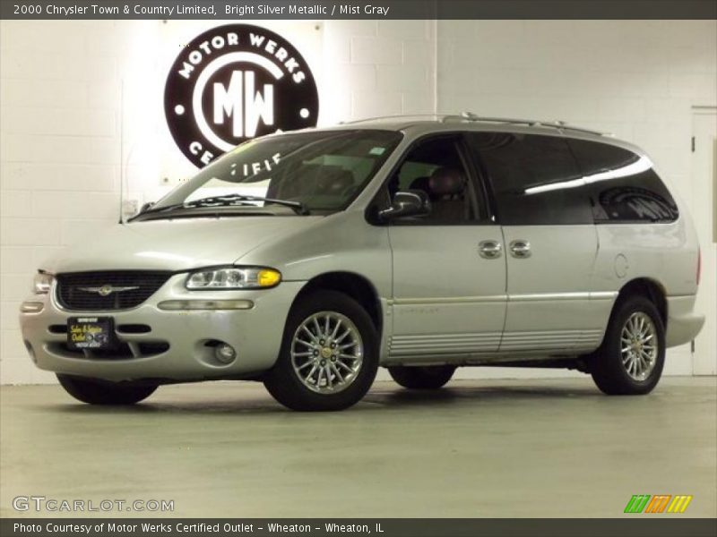Bright Silver Metallic / Mist Gray 2000 Chrysler Town & Country Limited