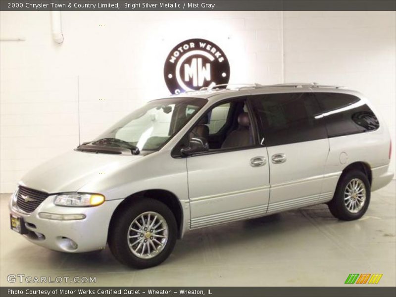 Bright Silver Metallic / Mist Gray 2000 Chrysler Town & Country Limited