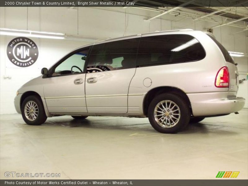 Bright Silver Metallic / Mist Gray 2000 Chrysler Town & Country Limited