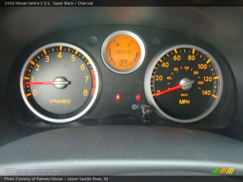 Super Black / Charcoal 2009 Nissan Sentra 2.0 S