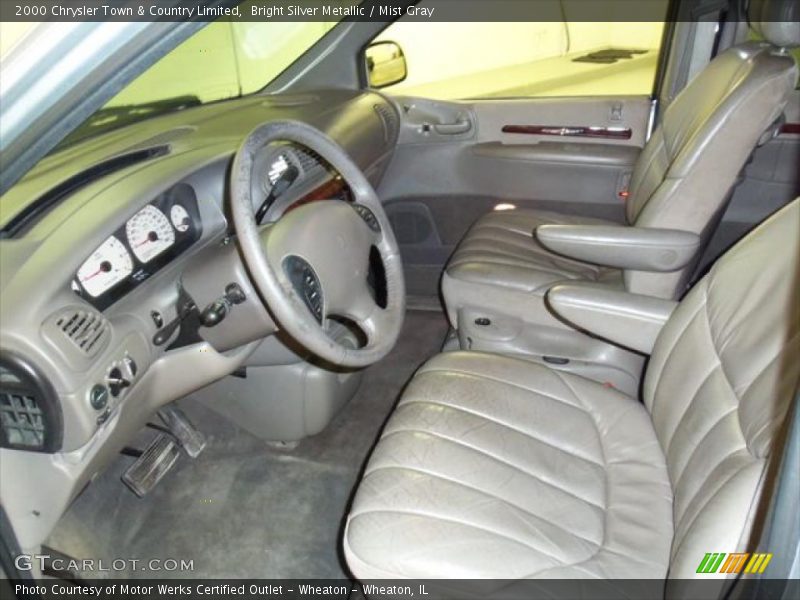  2000 Town & Country Limited Mist Gray Interior