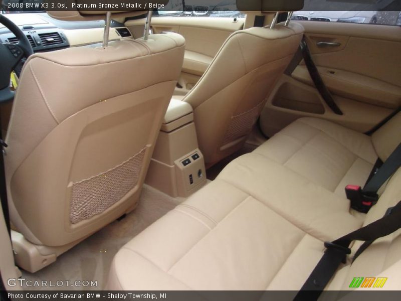 Platinum Bronze Metallic / Beige 2008 BMW X3 3.0si