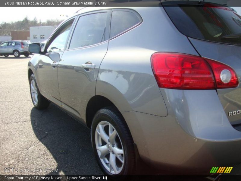 Gotham Gray Metallic / Gray 2008 Nissan Rogue SL AWD