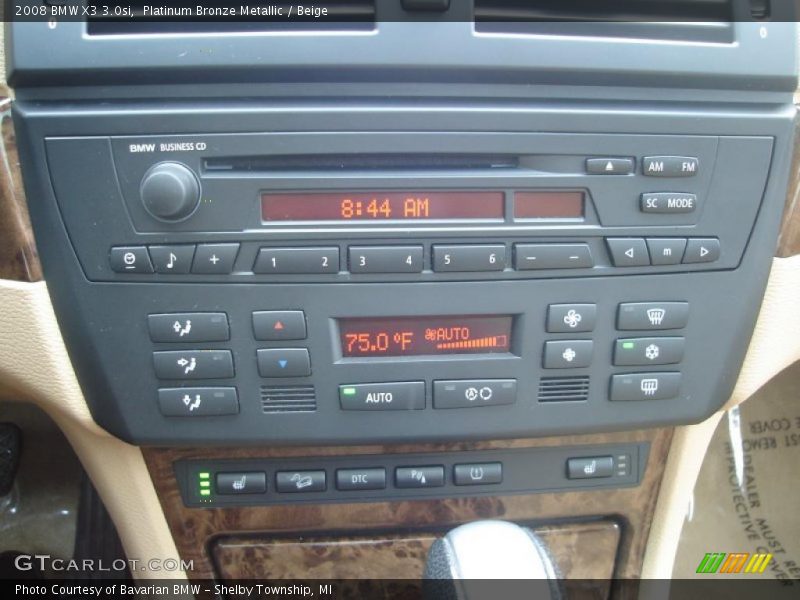 Platinum Bronze Metallic / Beige 2008 BMW X3 3.0si