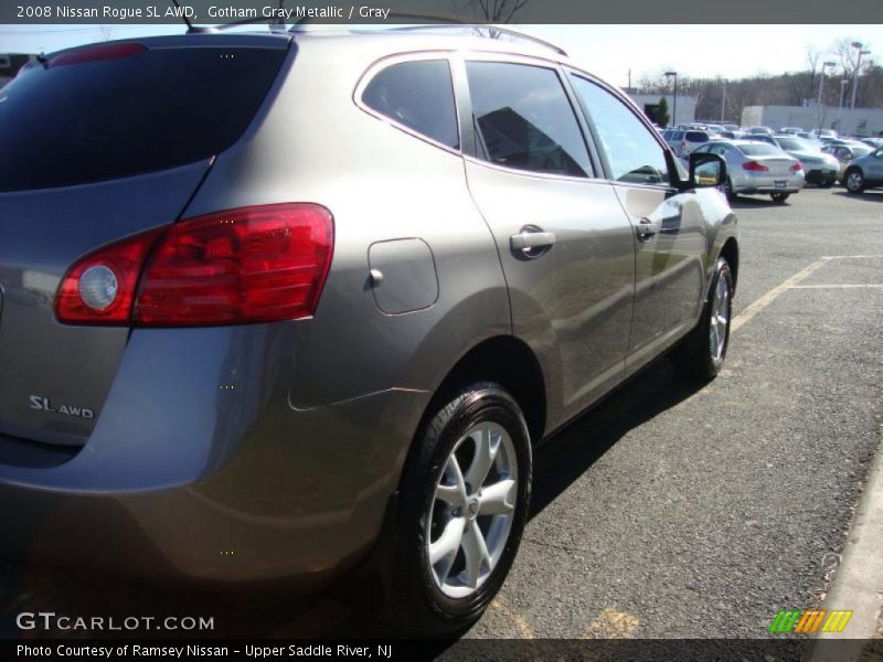 Gotham Gray Metallic / Gray 2008 Nissan Rogue SL AWD