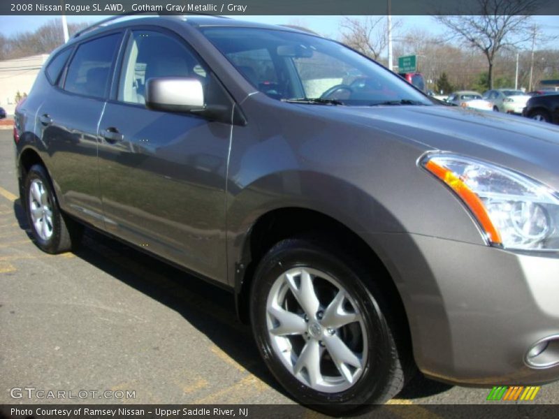 Gotham Gray Metallic / Gray 2008 Nissan Rogue SL AWD