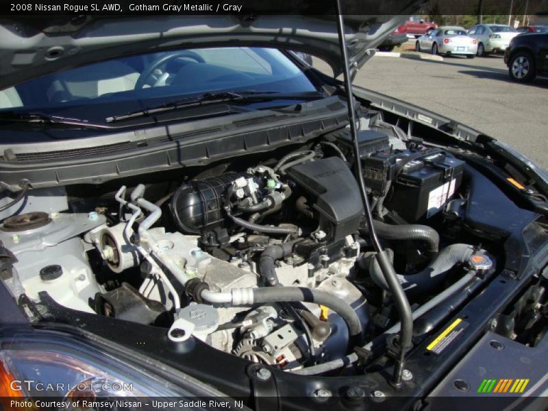 Gotham Gray Metallic / Gray 2008 Nissan Rogue SL AWD