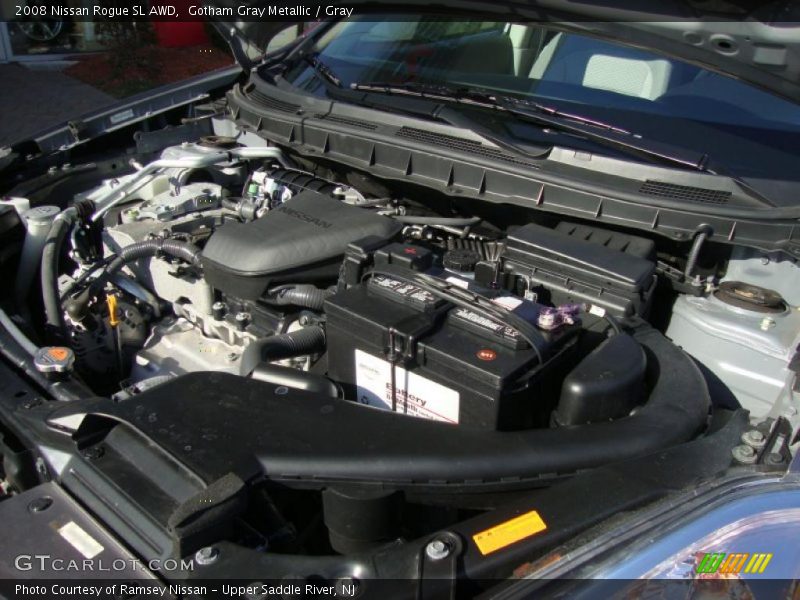 Gotham Gray Metallic / Gray 2008 Nissan Rogue SL AWD