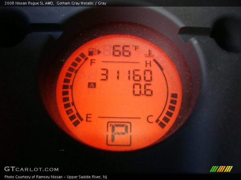 Gotham Gray Metallic / Gray 2008 Nissan Rogue SL AWD