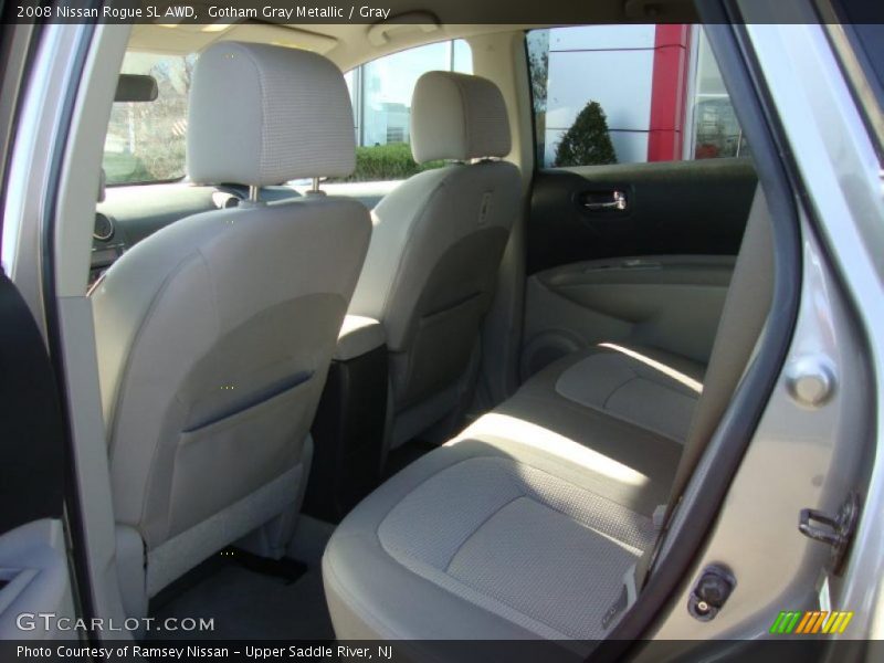 Gotham Gray Metallic / Gray 2008 Nissan Rogue SL AWD