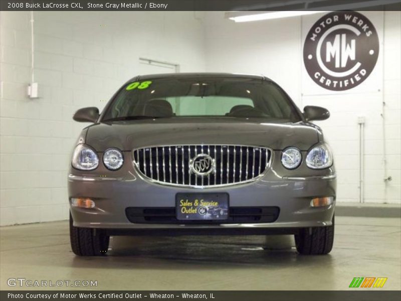 Stone Gray Metallic / Ebony 2008 Buick LaCrosse CXL