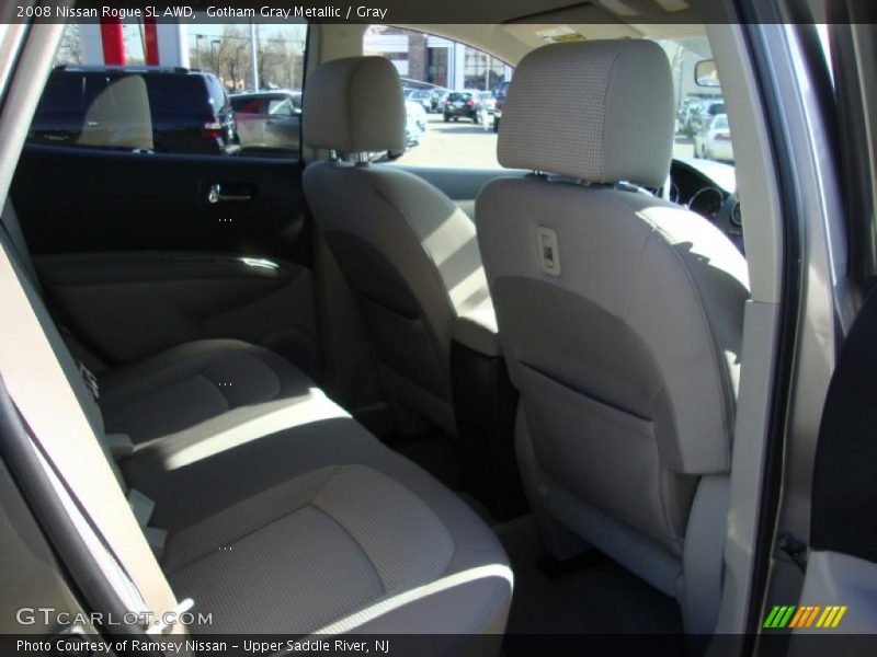 Gotham Gray Metallic / Gray 2008 Nissan Rogue SL AWD