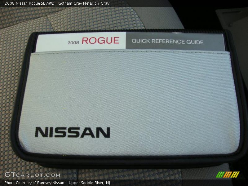 Gotham Gray Metallic / Gray 2008 Nissan Rogue SL AWD