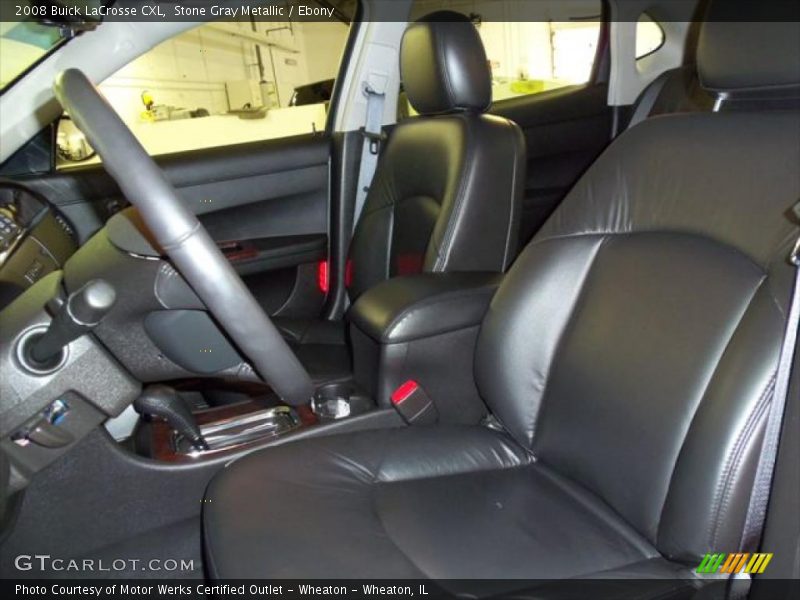 Stone Gray Metallic / Ebony 2008 Buick LaCrosse CXL