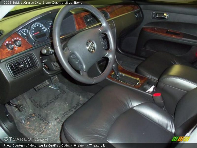 Stone Gray Metallic / Ebony 2008 Buick LaCrosse CXL